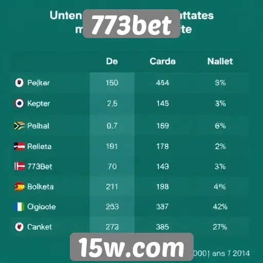 Desempenho do site 773bet em comparação com concorrentes